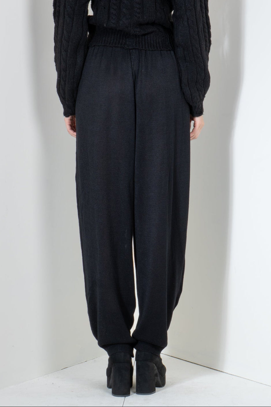 Genie Pants with Double Pleat