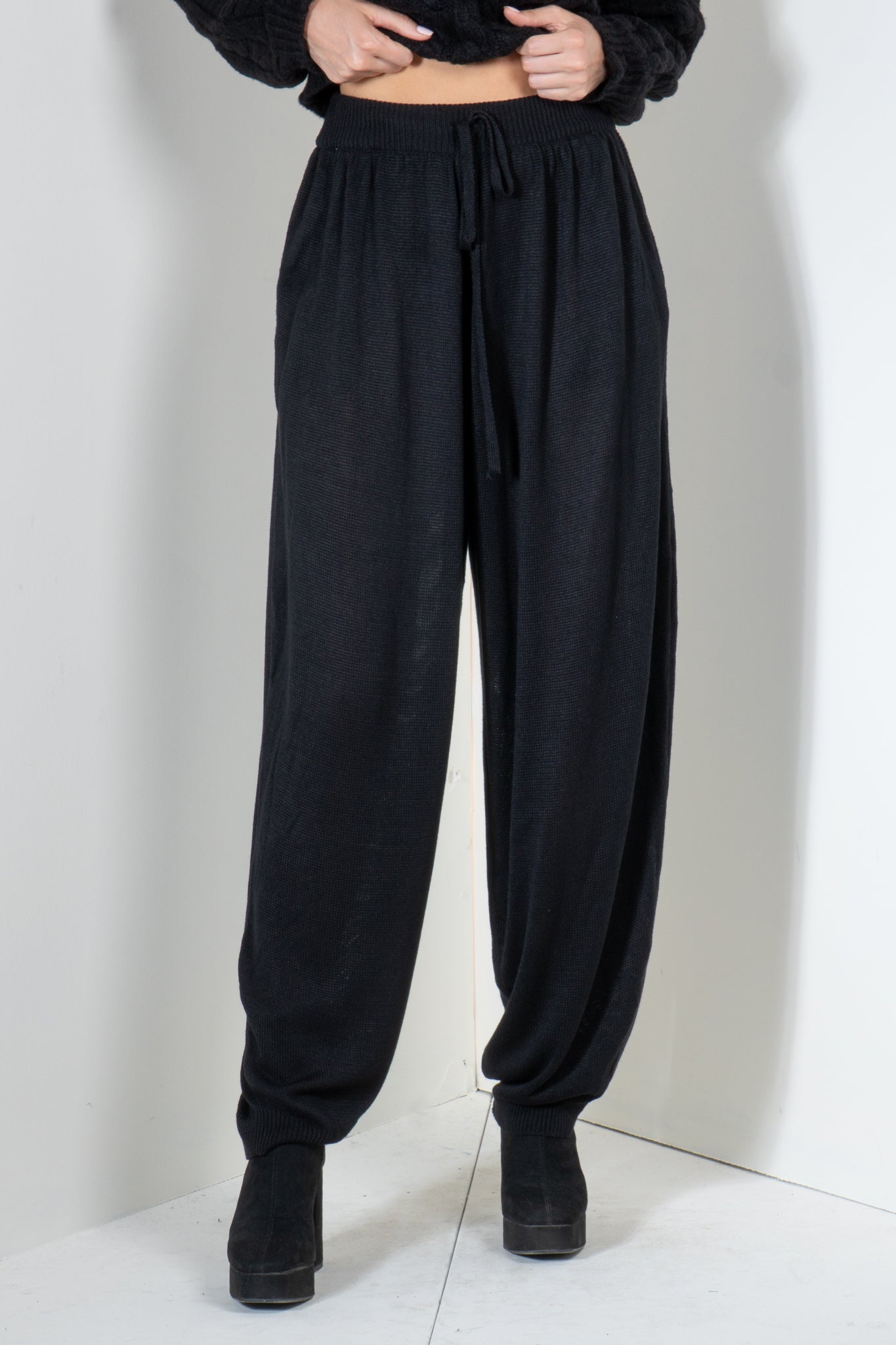 Genie Pants with Double Pleat
