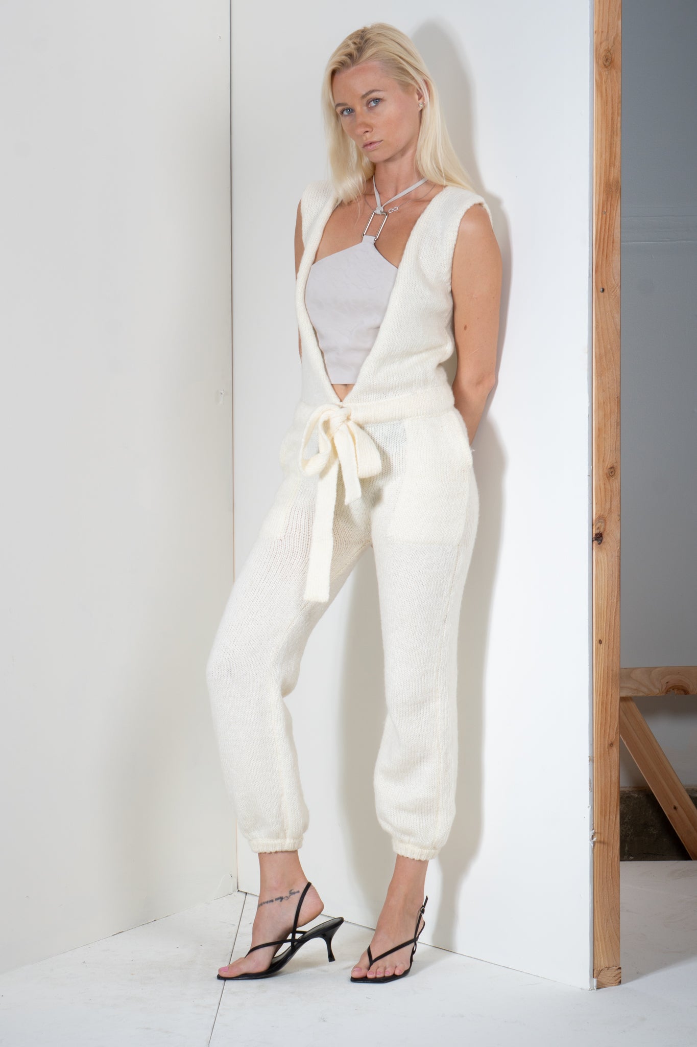 Jumpsuit with Deep Neckline