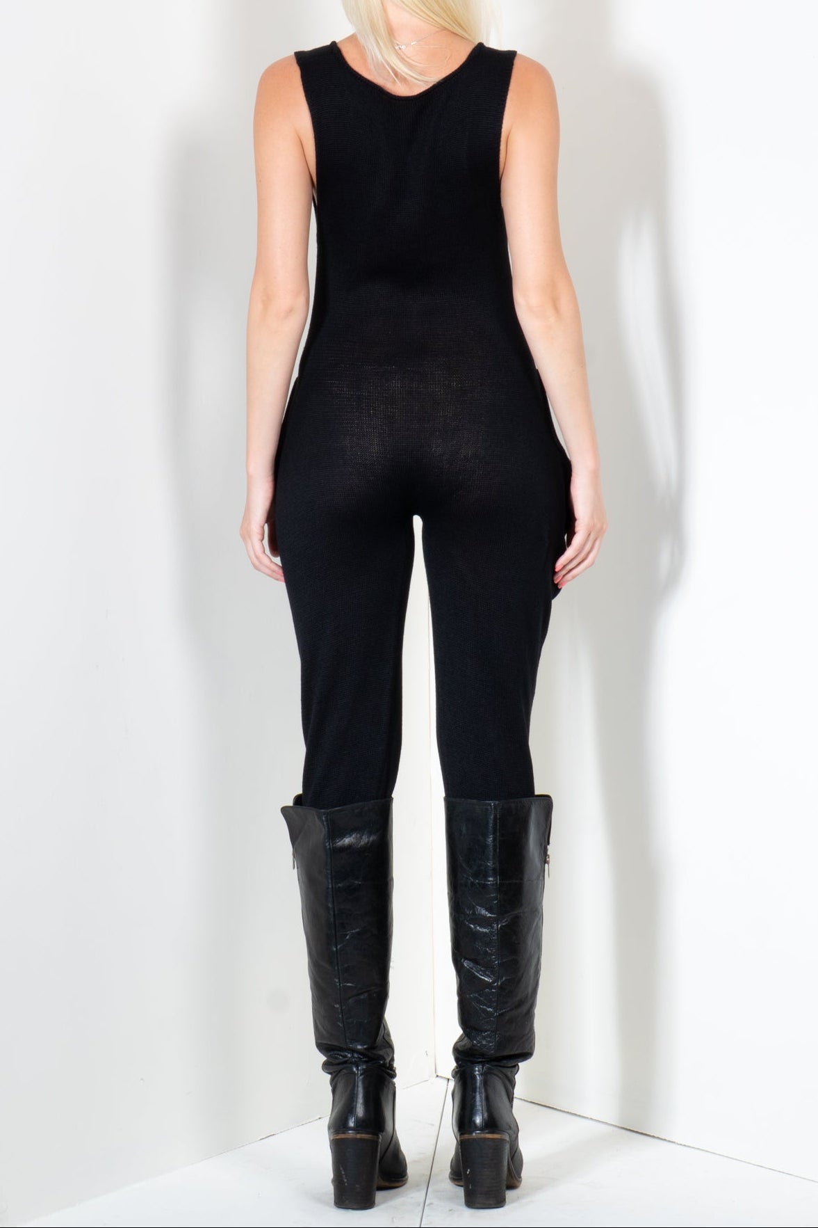 Lace Up Tank Jumpsuit