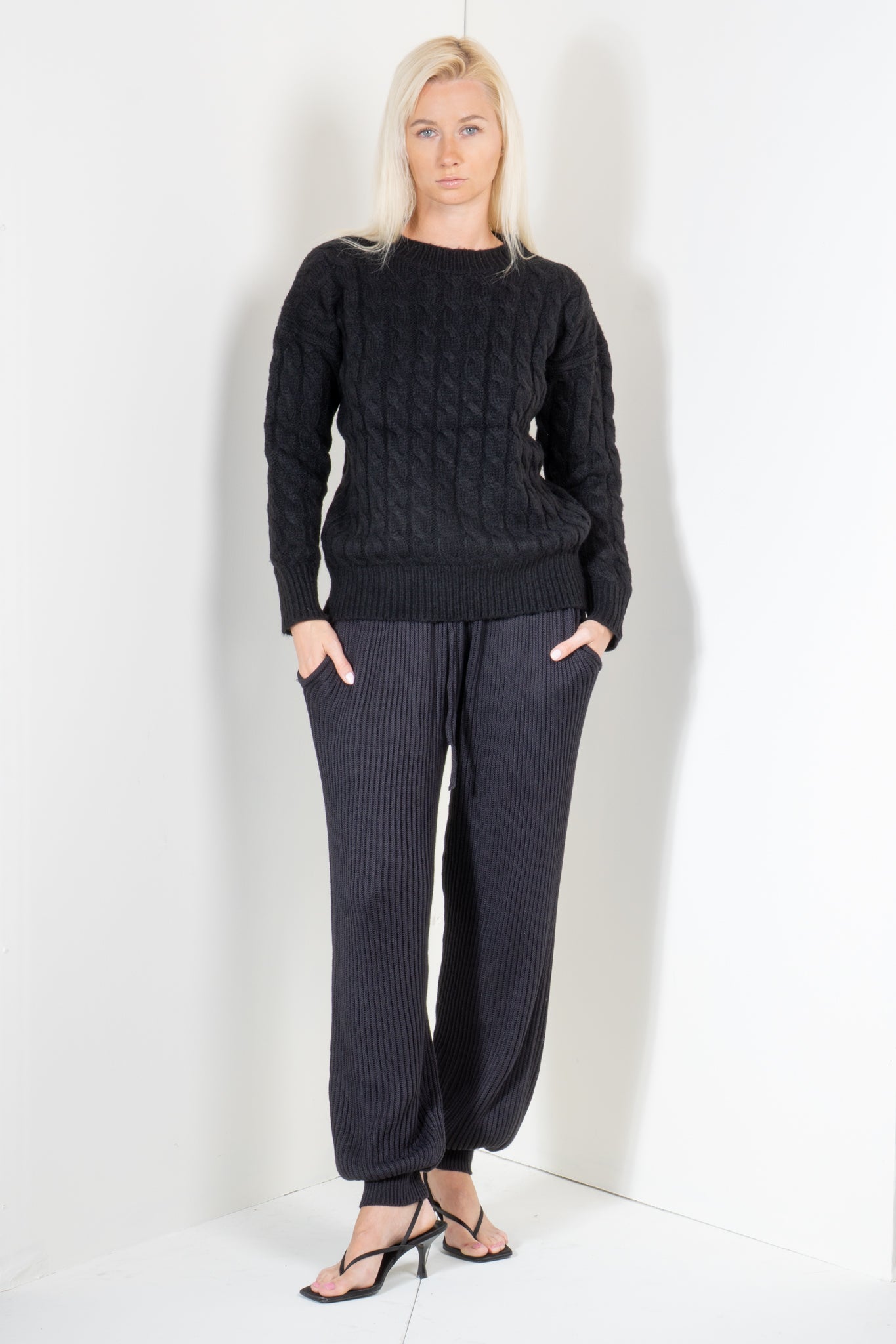 Mini Cable Boat Neck Sweater