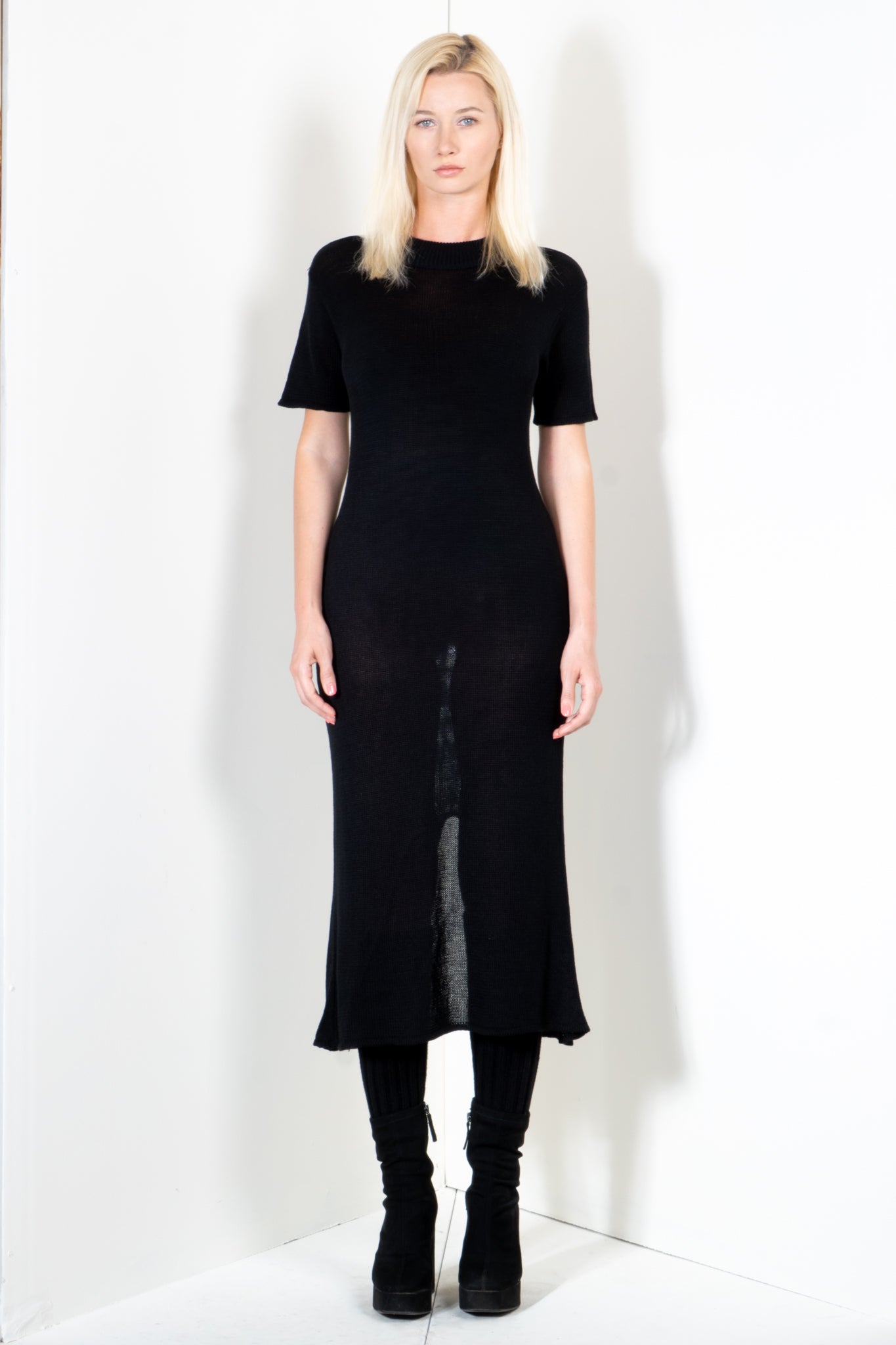 Reverse Keyhole Midi Dress