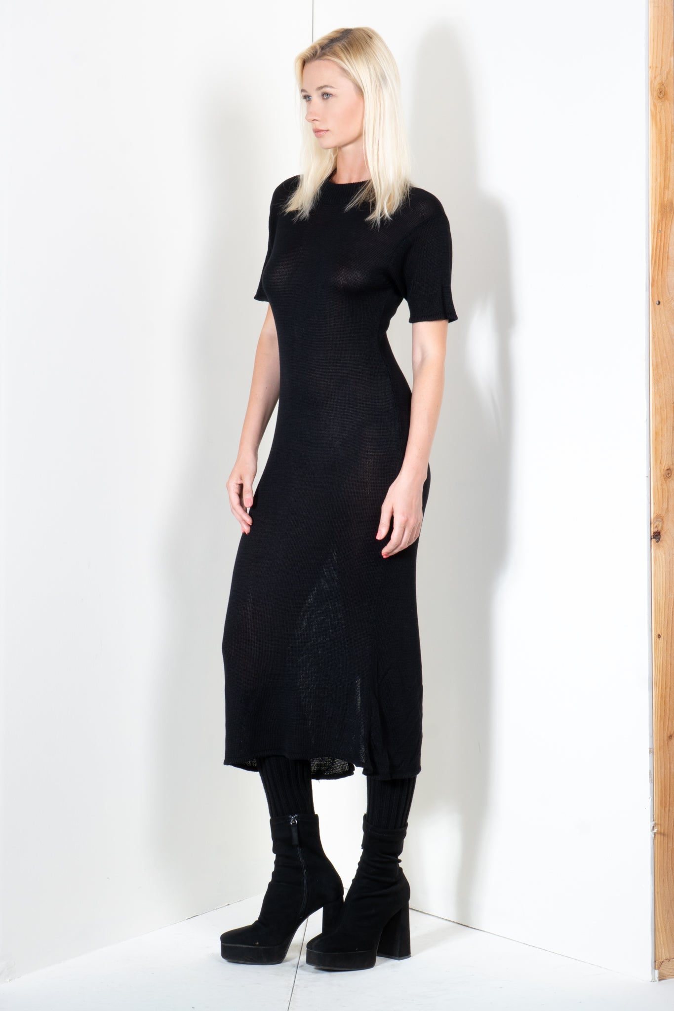 Reverse Keyhole Midi Dress
