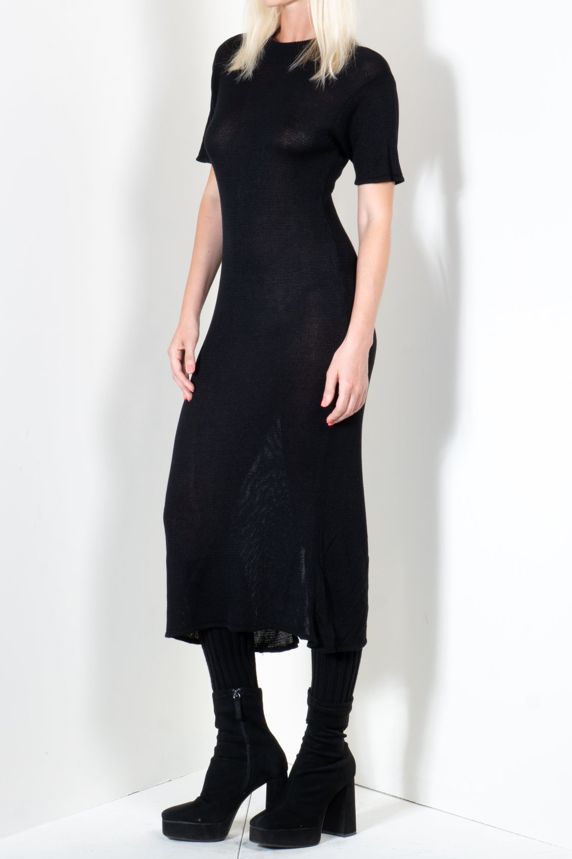 Reverse Keyhole Midi Dress