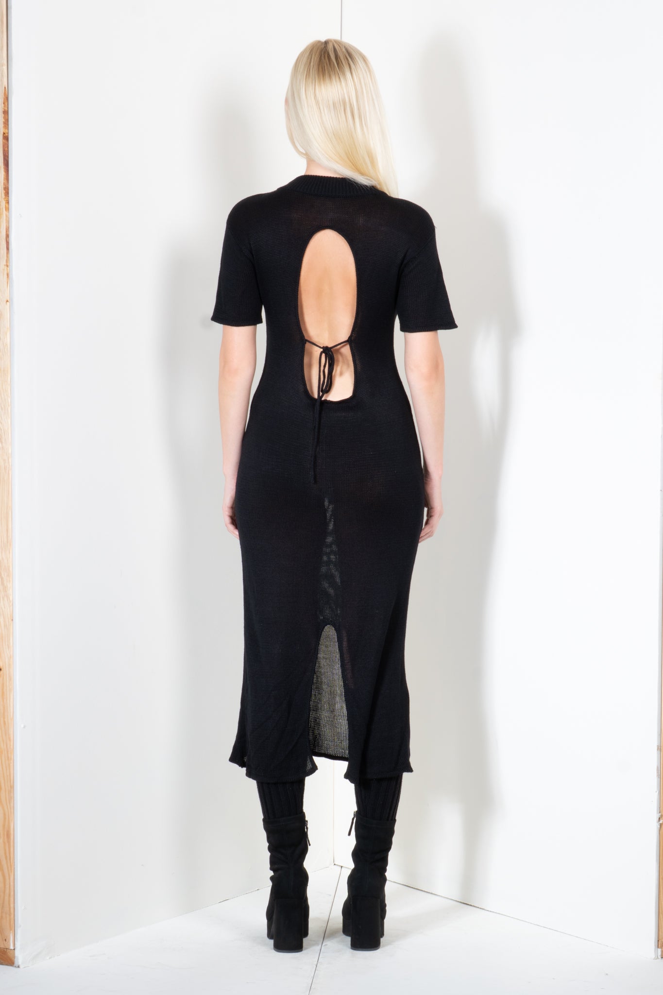 Reverse Keyhole Midi Dress