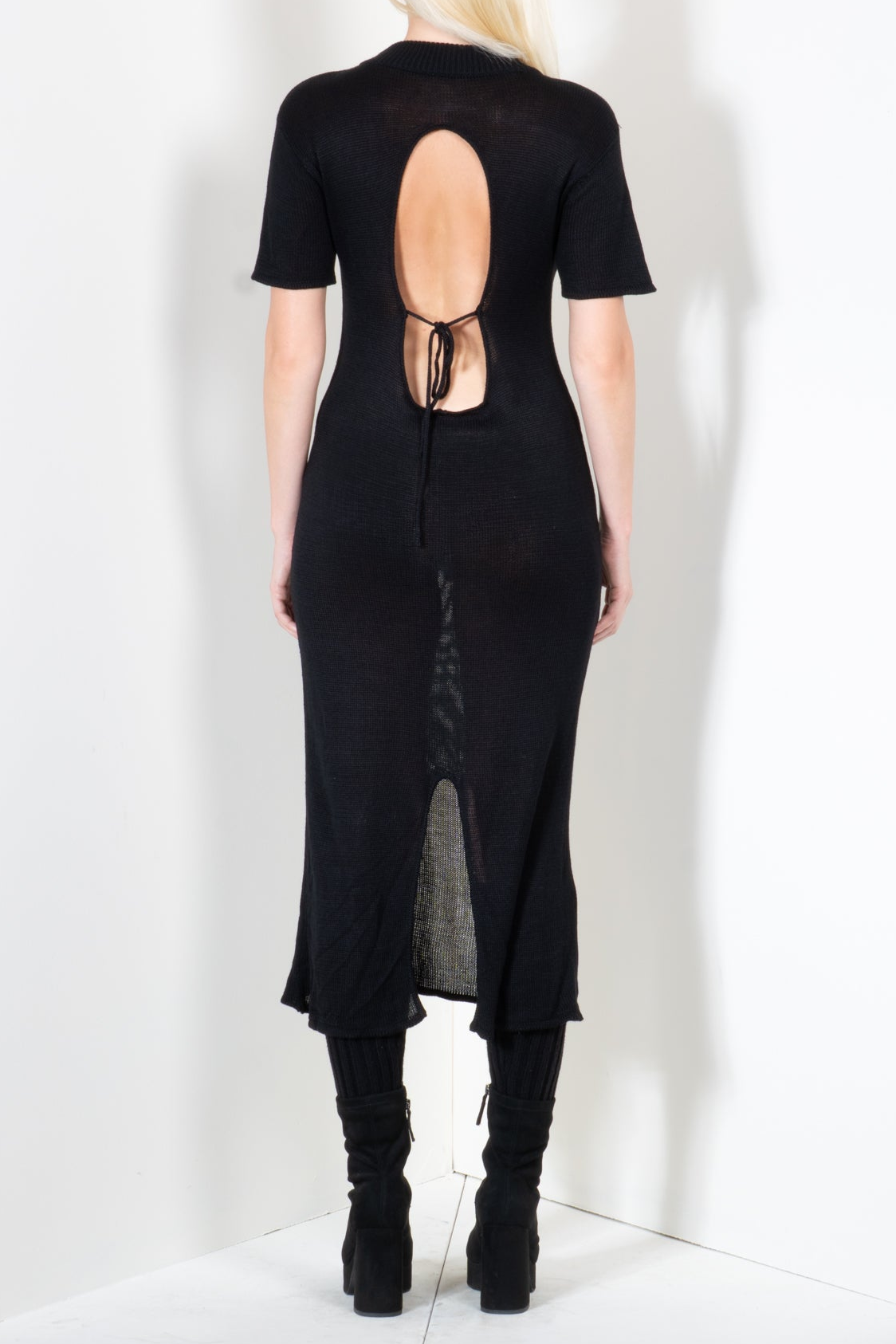 Reverse Keyhole Midi Dress