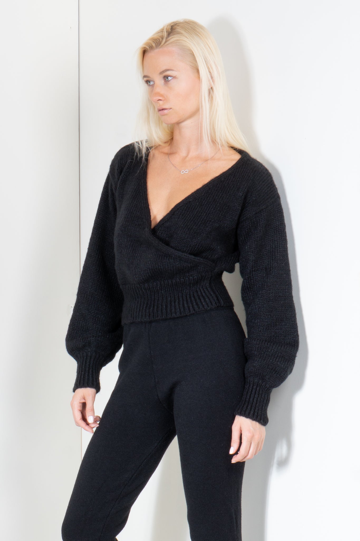 Wrap Sweater Top